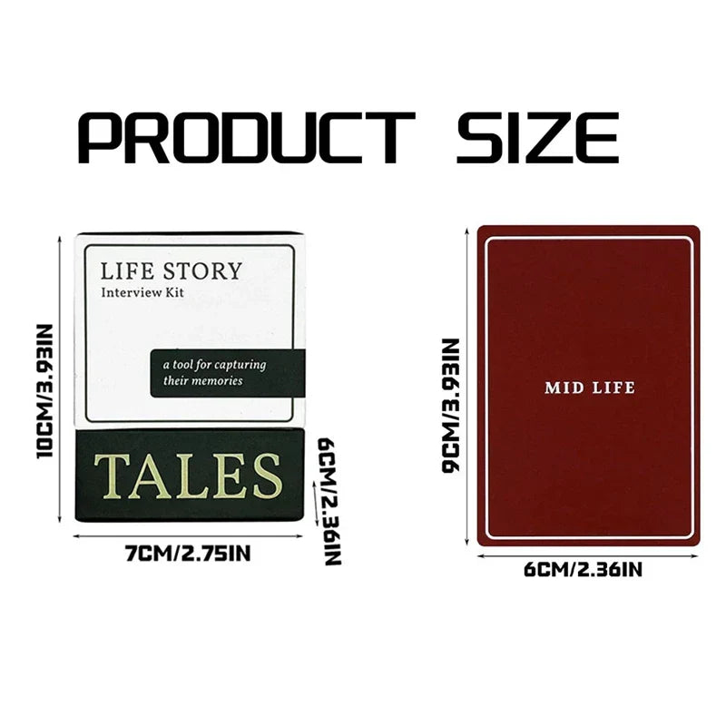 150 pcs Life Story Interview Kit