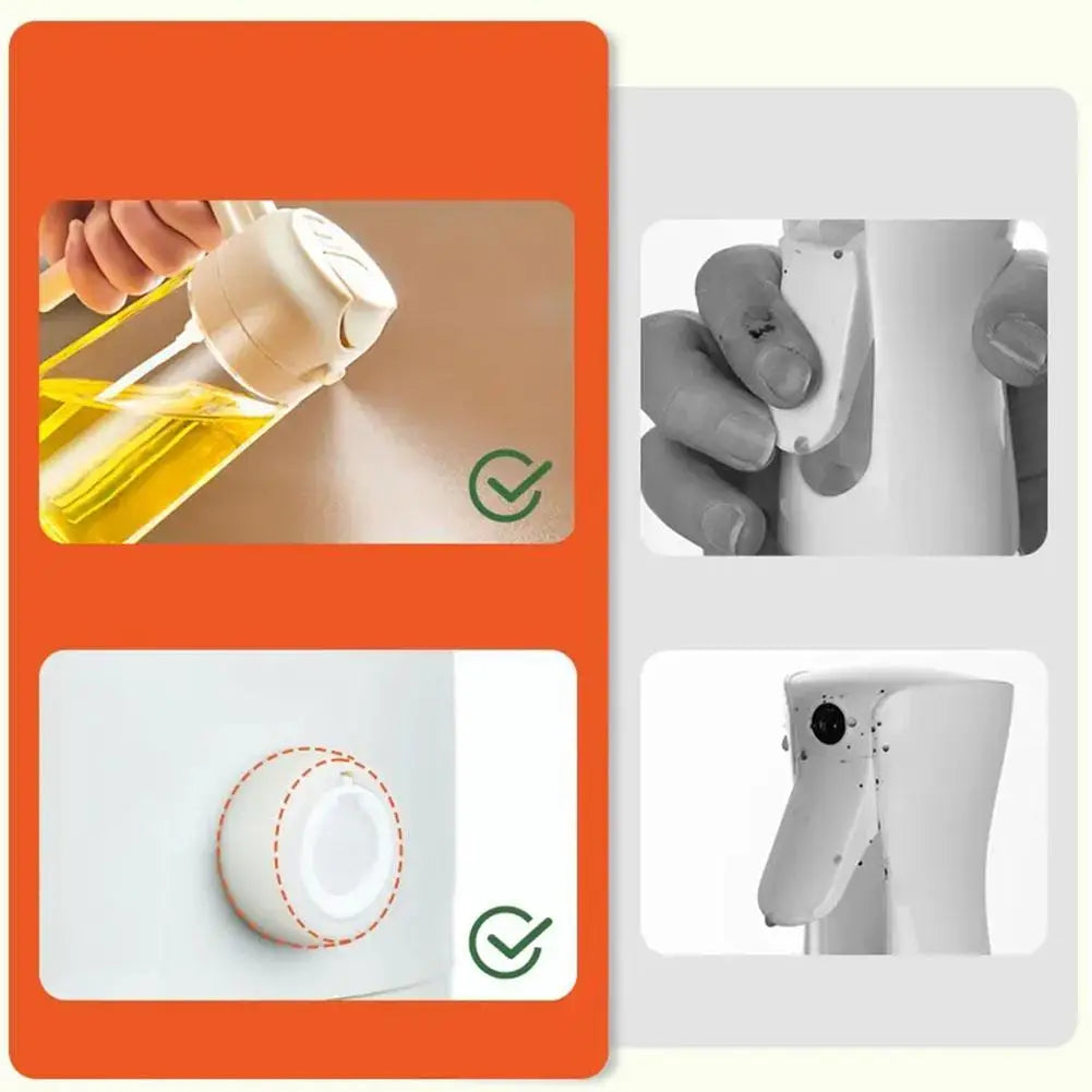 2 in 1 Glass Oil Sprayer & Dispenser