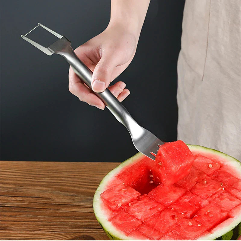 2-in-1 Stainless Steel Fruit Cutter