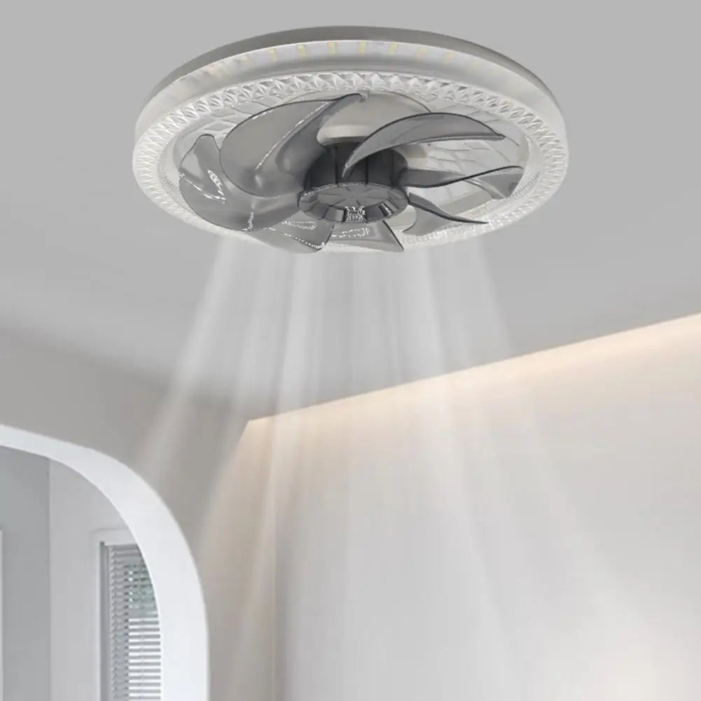 2-in-1 Quiet Adjustable Fan Light with Remote Control for Bedroom