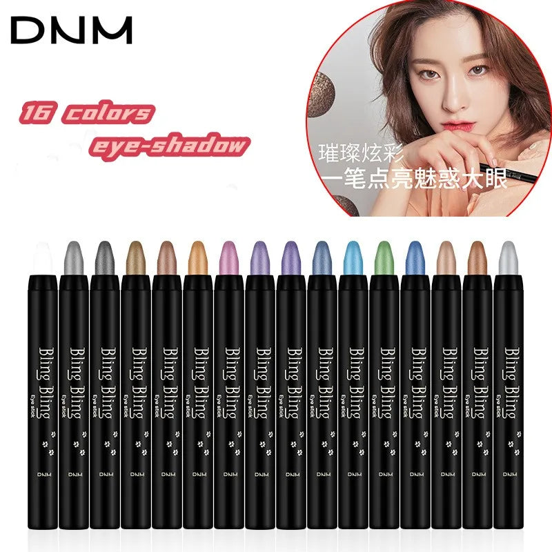 15 Color Highlighter Eyeshadow Pencil Waterproof Glitter Eye Shadow Eyeliner Pen