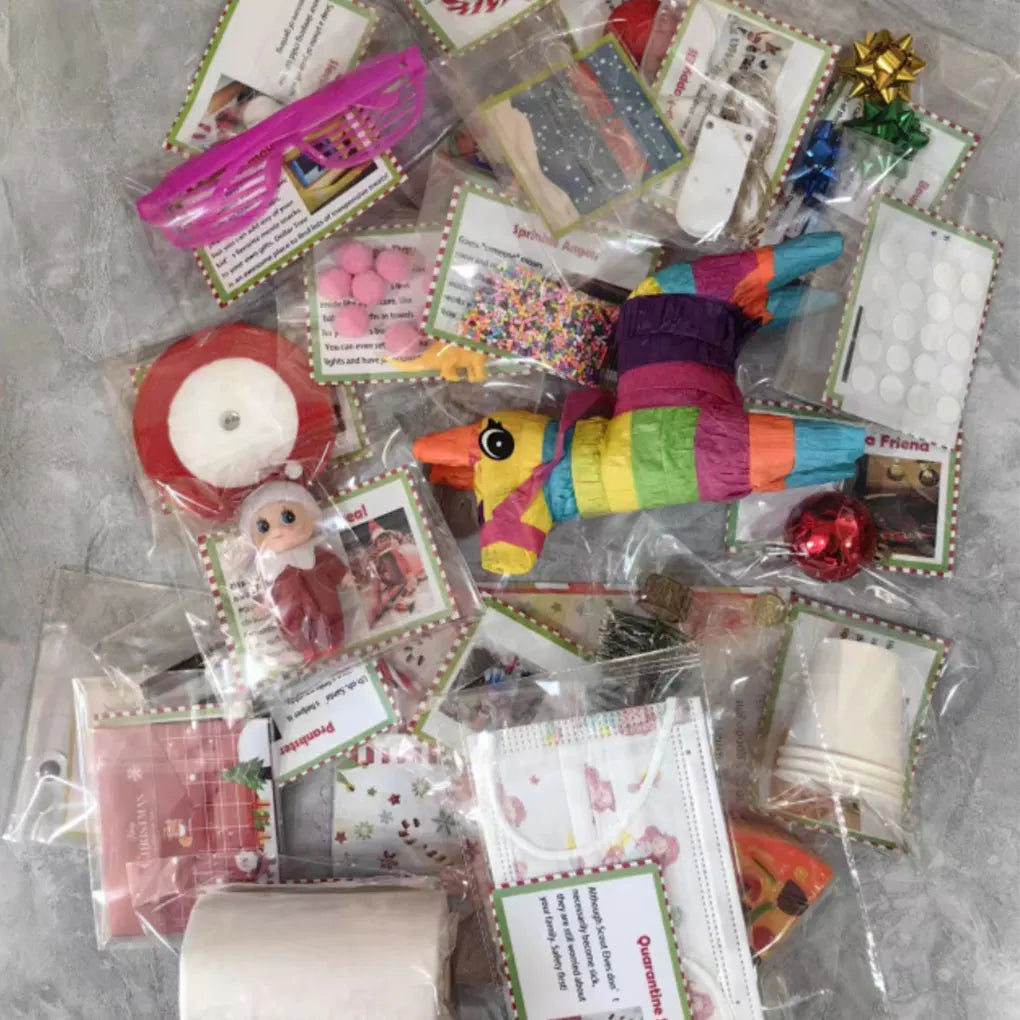 2025 Elf Kit 24 Days Of Christmas,Elf On The Shelf 24 Day Kits