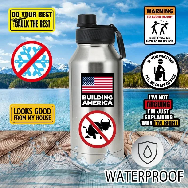 150pcs Adults Prank Meme (Dirty) Sticker - Perfect for Bumper, Hard Hat, Water Bottles