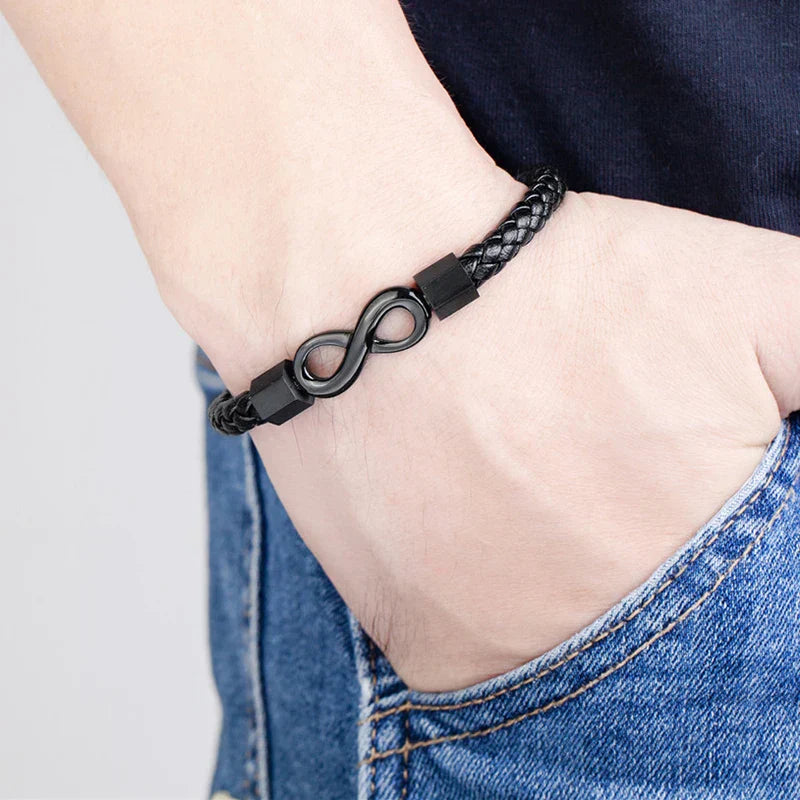 "To My Man" Infinity Personalized Bracelet