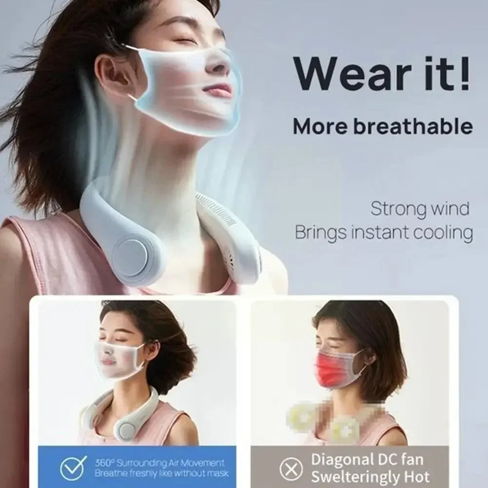 2024 New Portable Neck Fan