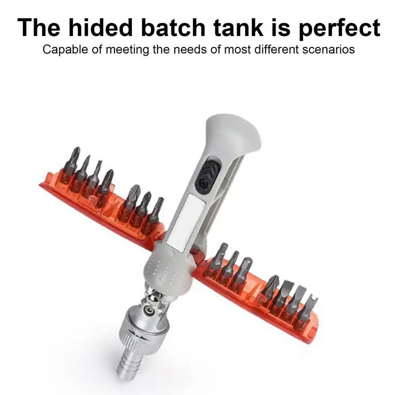 14-in-1 Multi-Bit Magnetic Ratchet Screwdriver Set