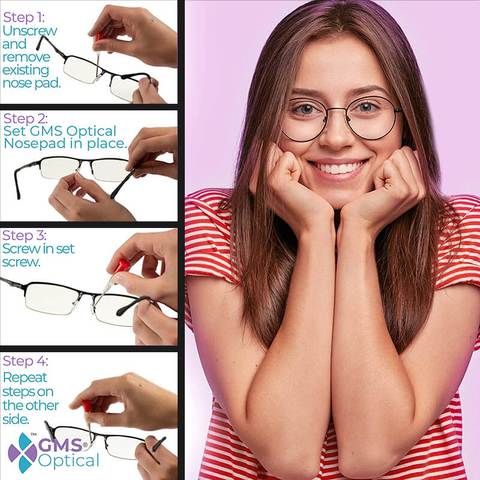 Comfy Silicone Eyeglasses Pads (5 PCS)