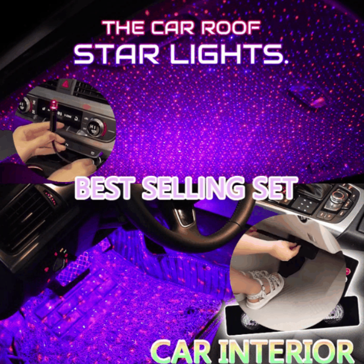 Car Interior Ambient Lights - (Contains 4 light bars)