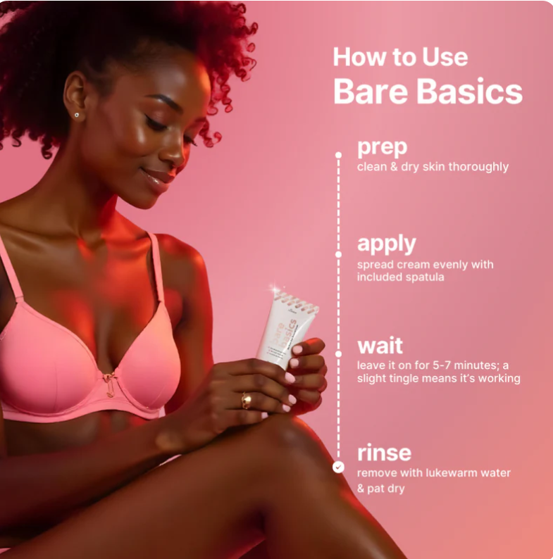 Bare Basics No Shave Hair Removal Cream