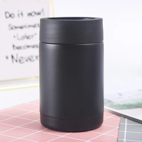 Beer Bottle and Can Cooler with Beer Opener 2