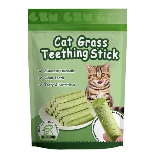 Cat Grass Teething Sticks