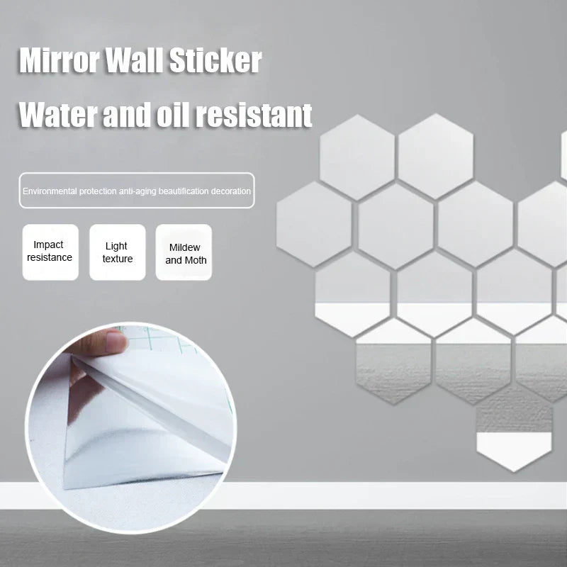 A mirror that won't break-Self Adhesive Mirrors Sheets