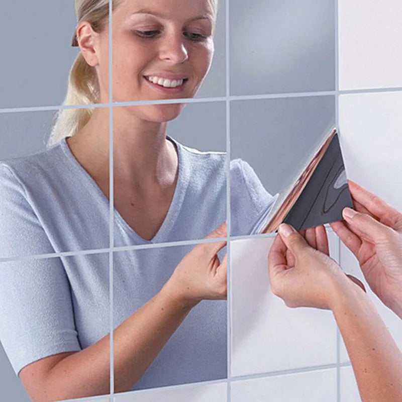 A mirror that won't break-Self Adhesive Mirrors Sheets