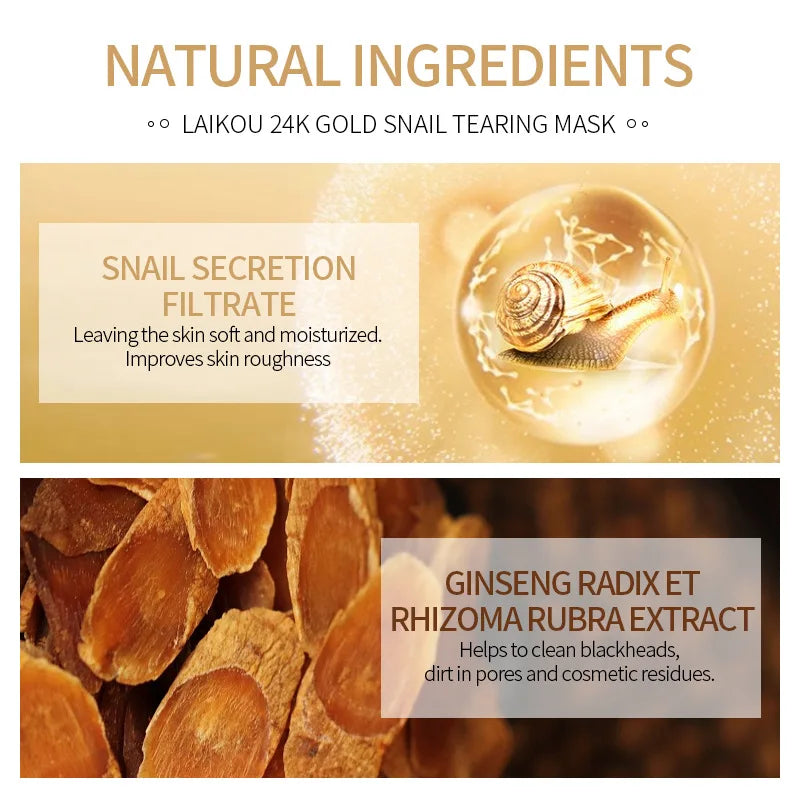 24K Gold Snail Collagen Peel