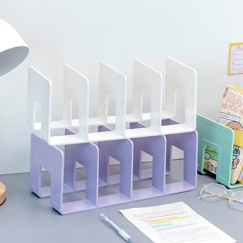 book Organizer with 4 Compartments