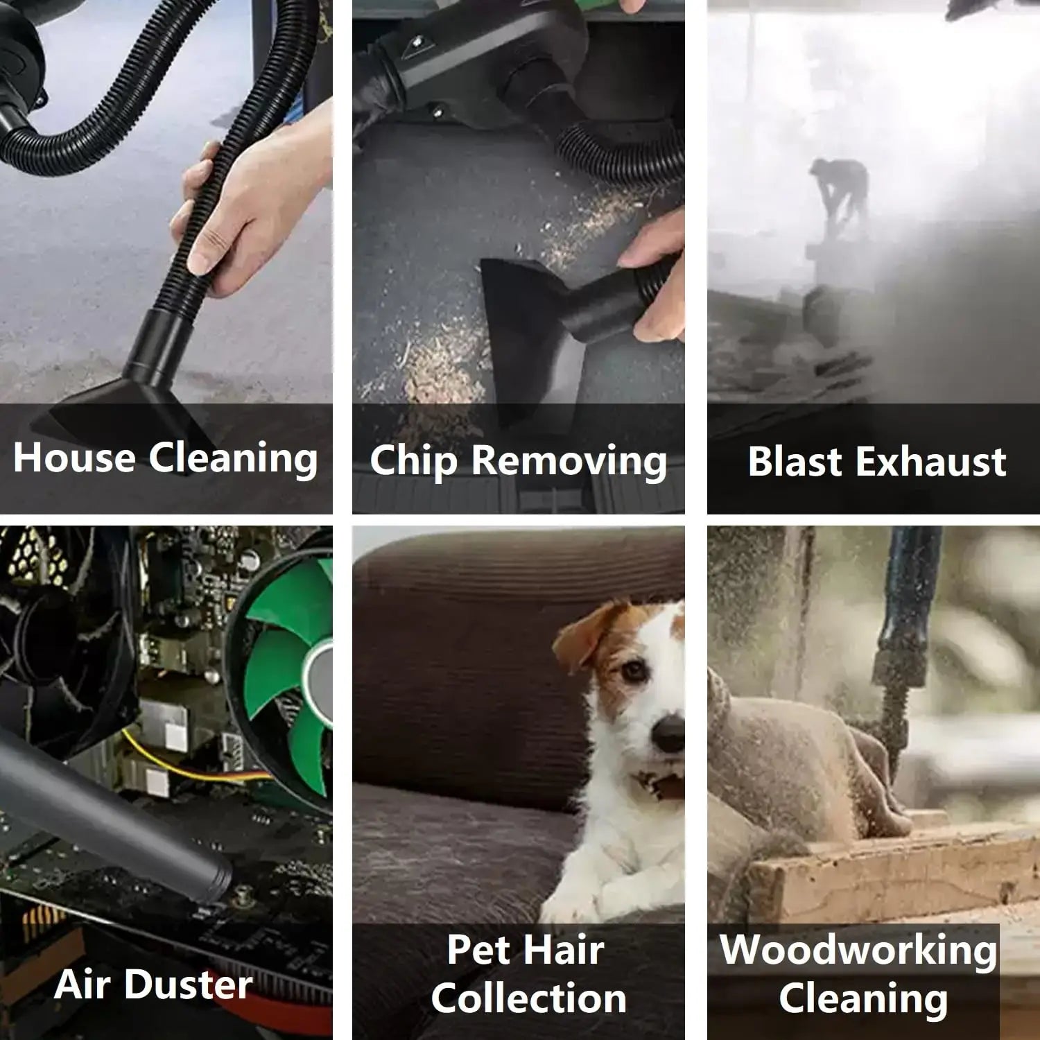 Angle Grinder to Blower Adapter Set