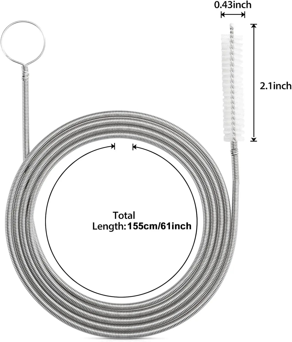 Car Drain Dredge Cleaning Scrub Brush