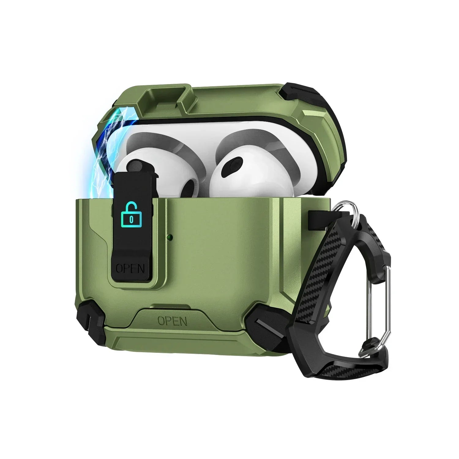 Airpods Earphone Case With Magsafe - Automatic Pop-Up Cover