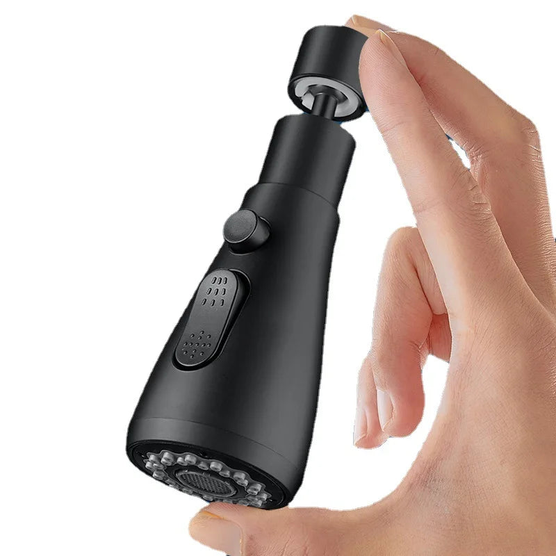 360° Rotatable -3 Function Kitchen Faucet Spray Head
