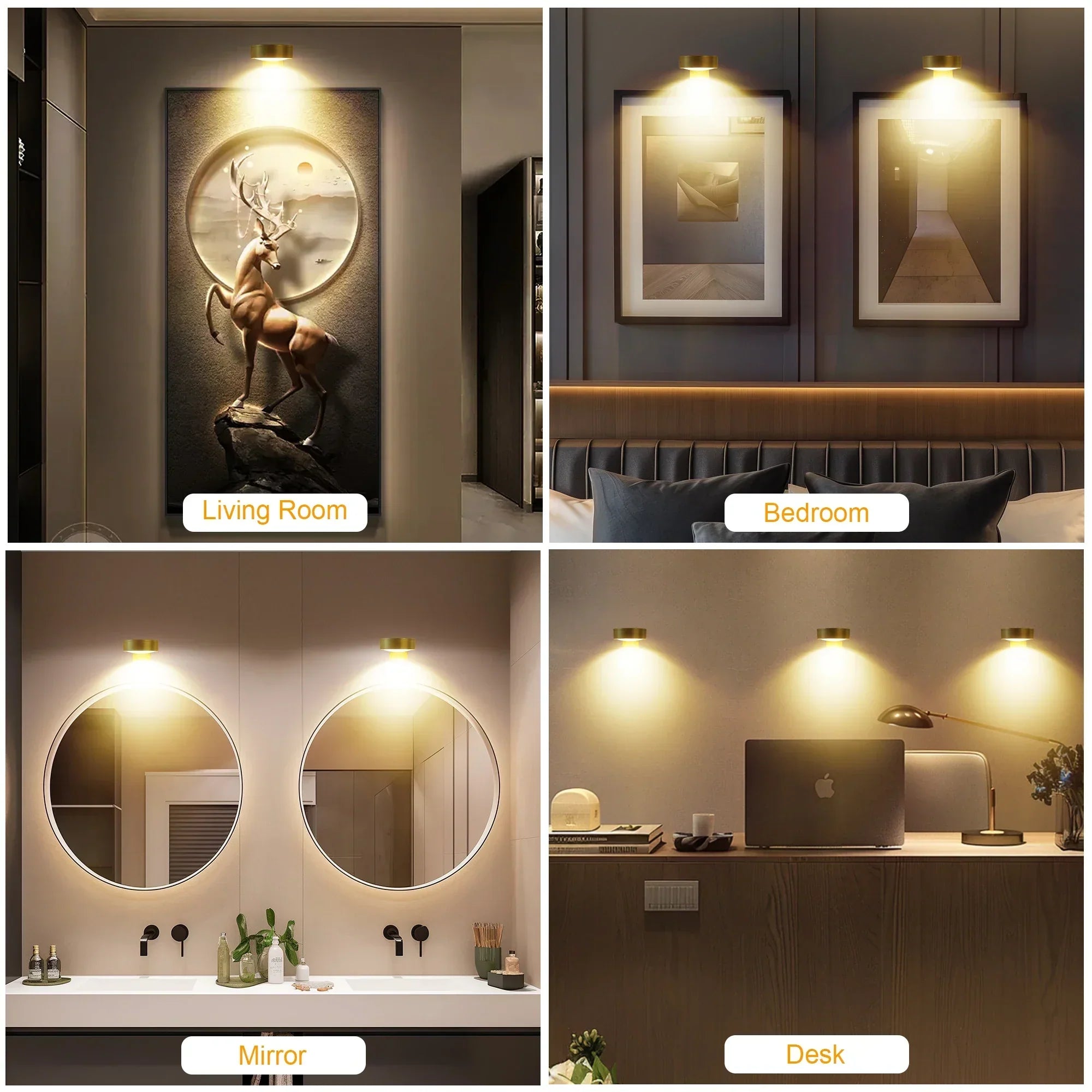 3PCS Magnetic Painting Light with 13 Lighting Modes
