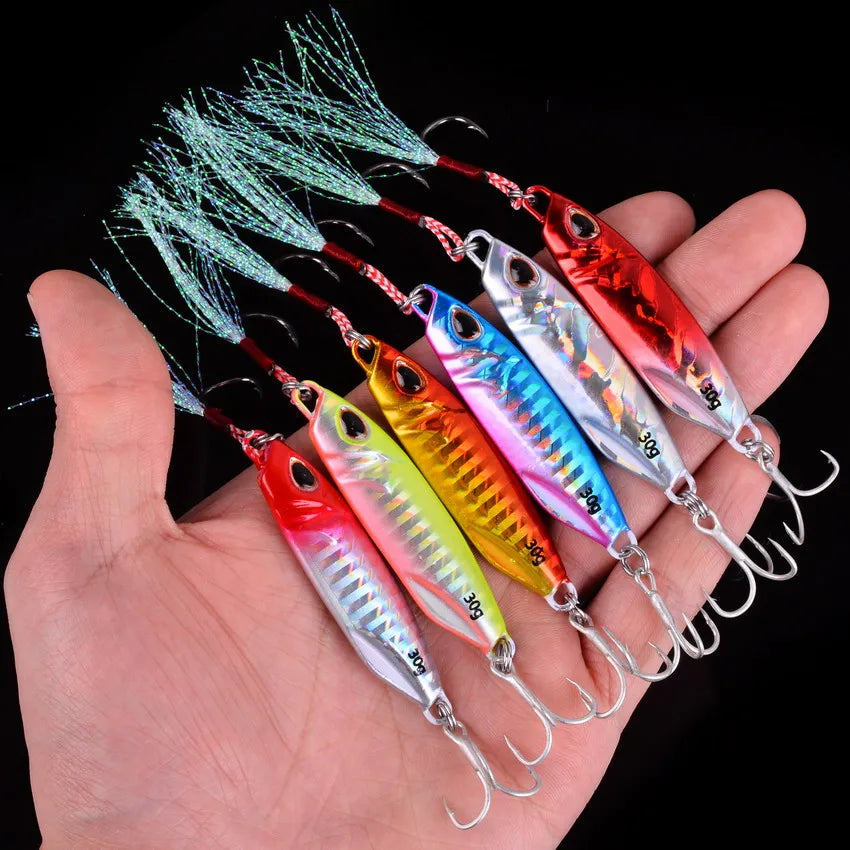 10 PCS propeller surface lure bionic fish hook