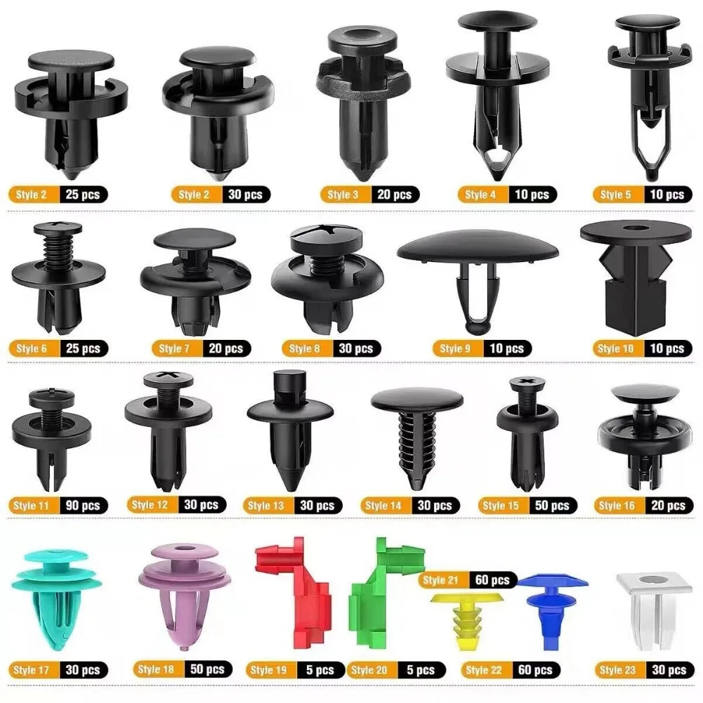 680Pcs Car Retainer Clips & Fastener Remover