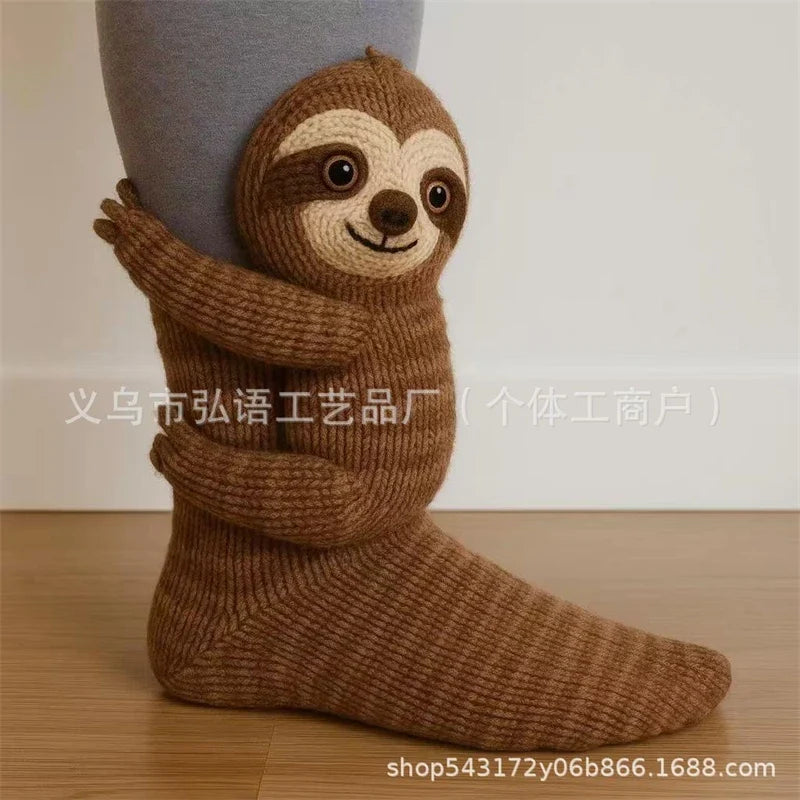 3D Knit Animal Socks