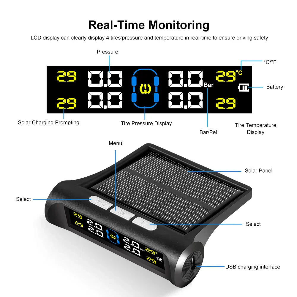 Car Tire Pressure Monitoring System