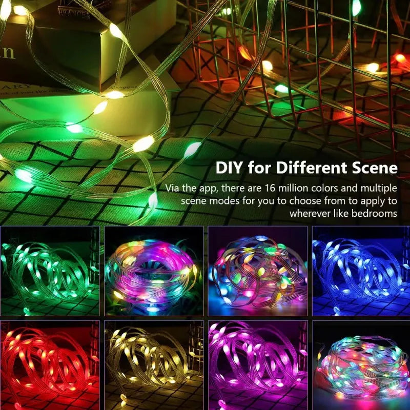 Colorful Smart Christmas String Lights