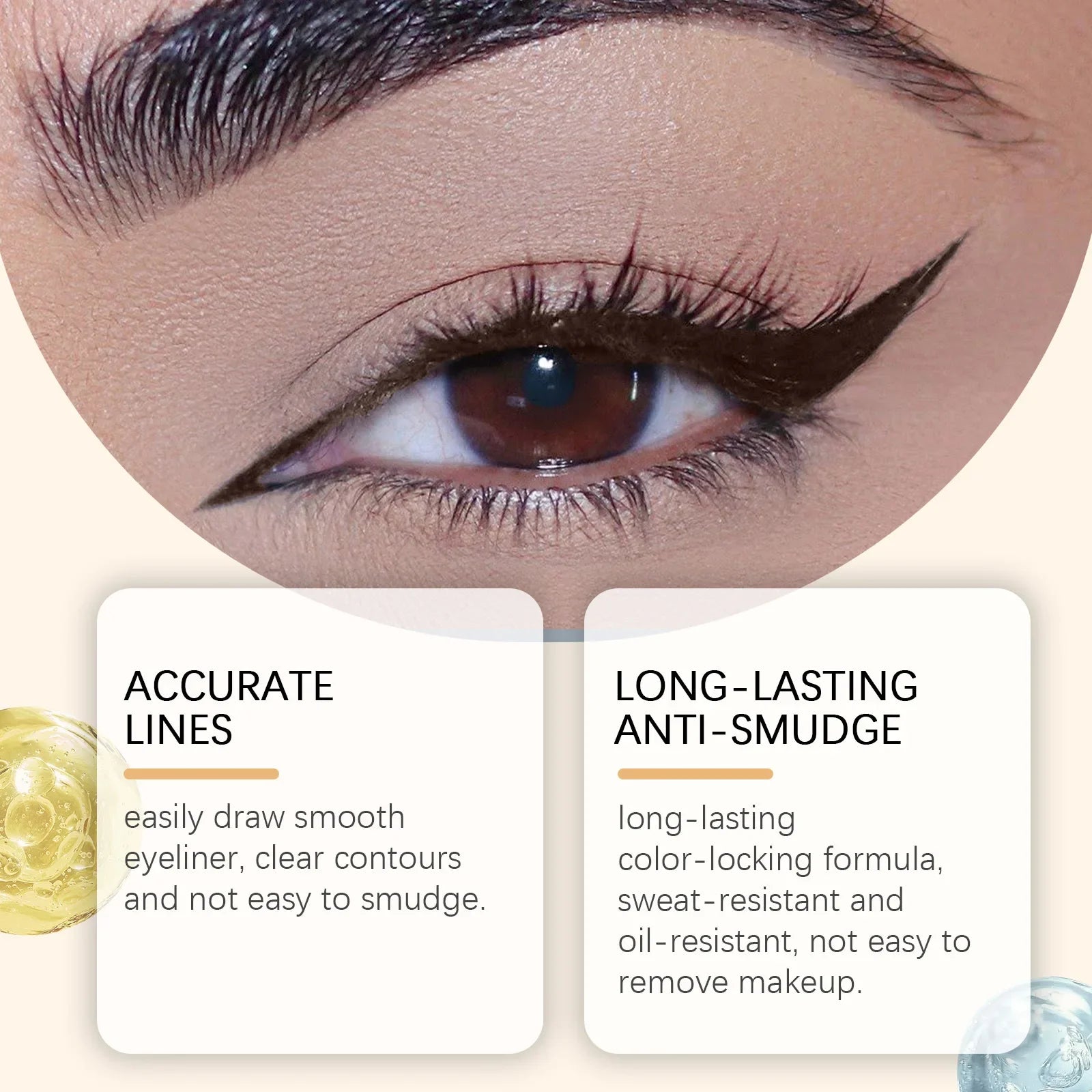 24 HR Waterproof Eyeliner Duo Sharpenable Eye Pencil