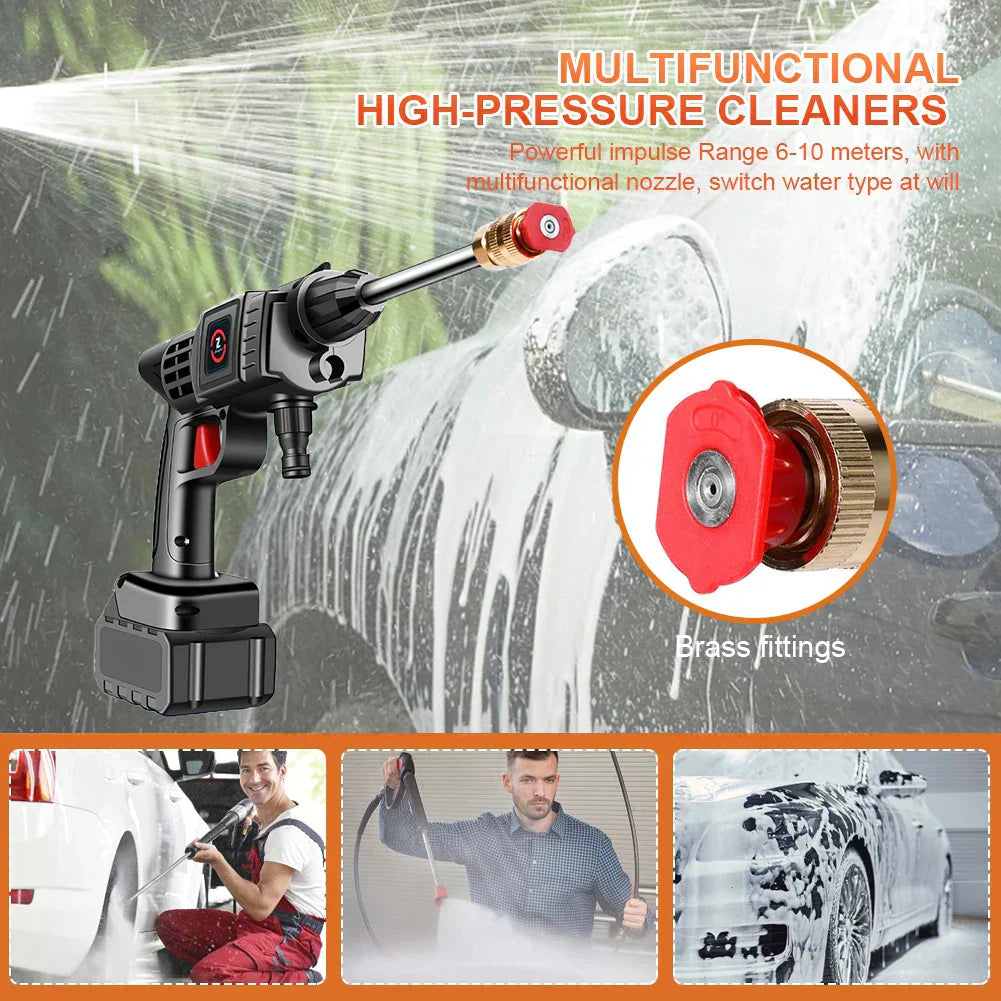 Cordless Portable High Pressure Spray Water Gun