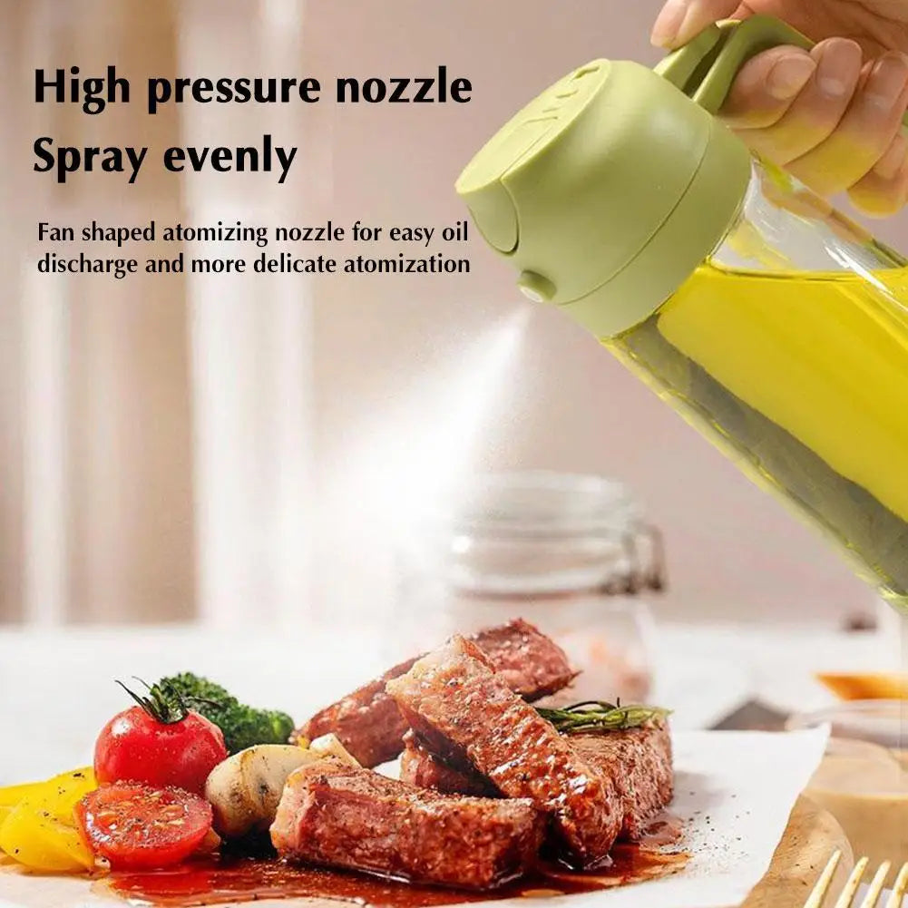 2 in 1 Glass Oil Sprayer & Dispenser