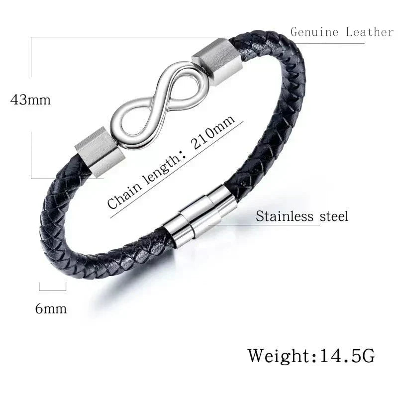 "To My Man" Infinity Personalized Bracelet