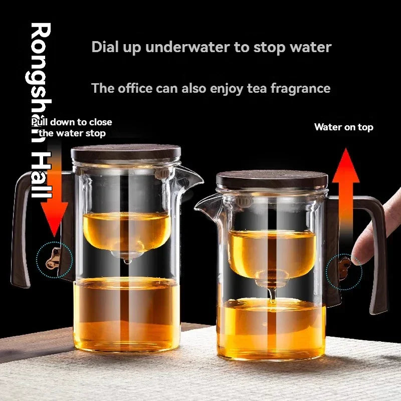 Automatic Filtering Small Souare Stemless Elegant Tea Cup