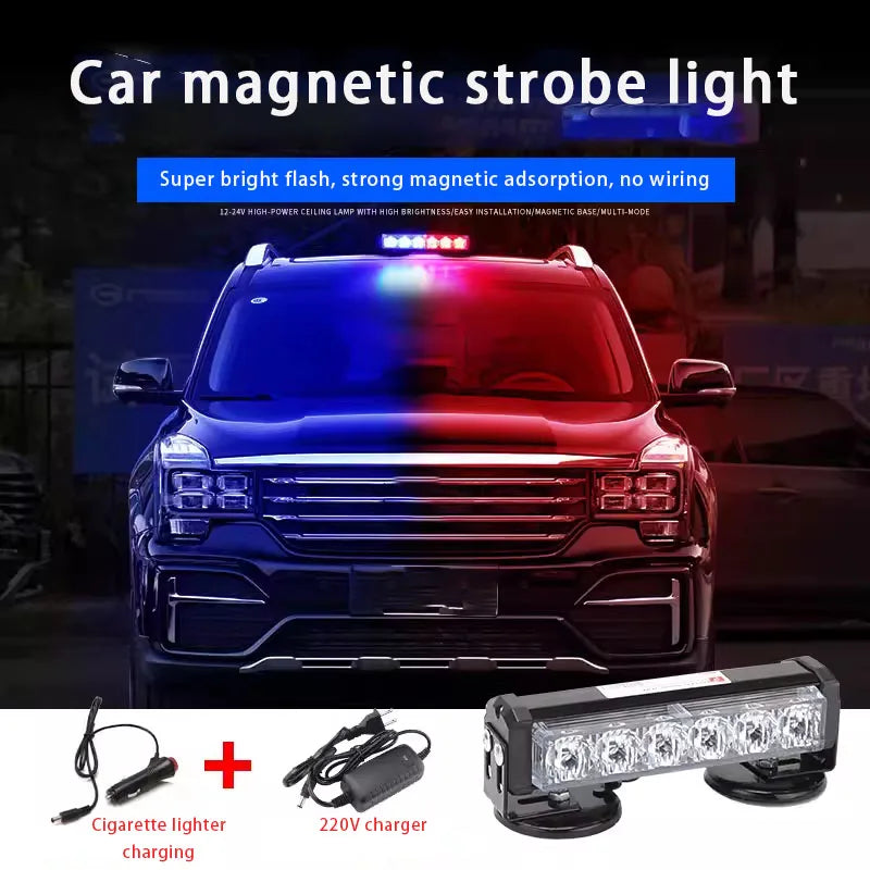 Car Strong Magnetic Flash Light