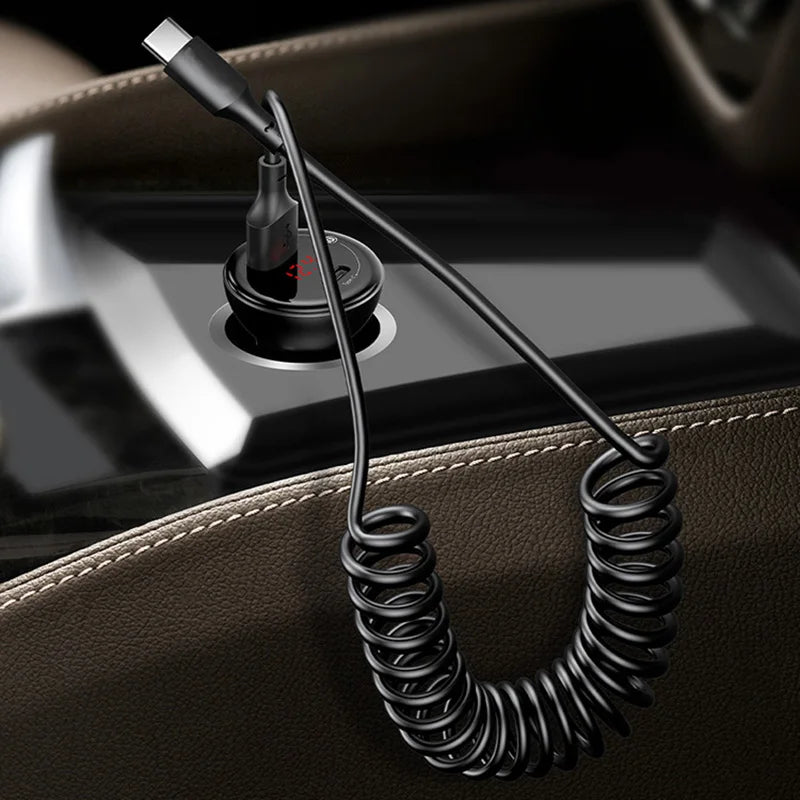 4 in 1 Spring Fast Charging Cable