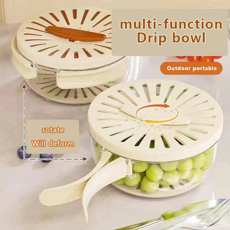 3 in 1 Kitchen Colanders Bowl
