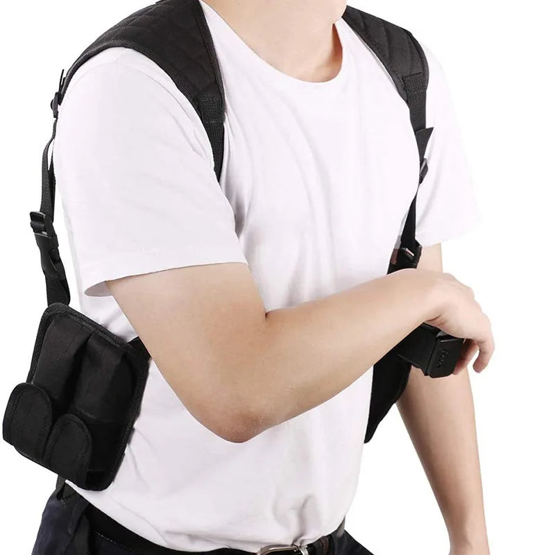 Baldman Shoulder Holster, Double Magazine Pouch