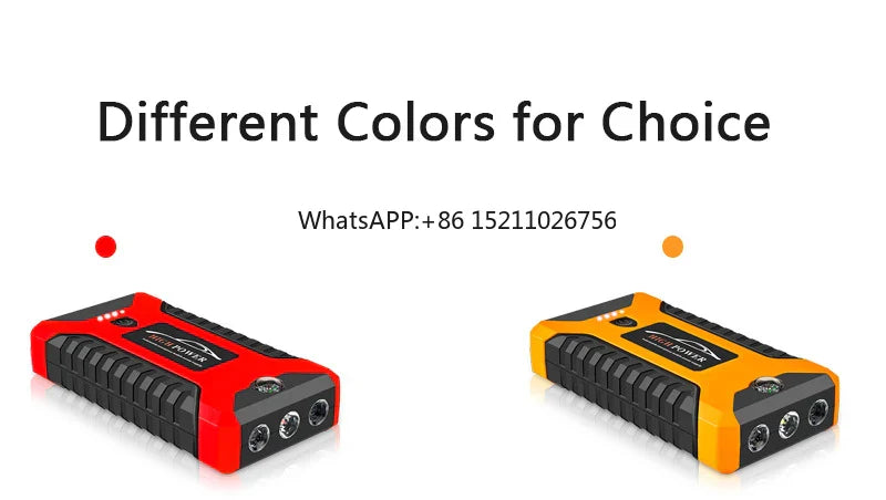 Car Jump Starter – Start 12V Gas & Diesel Engines Up to 10.0L