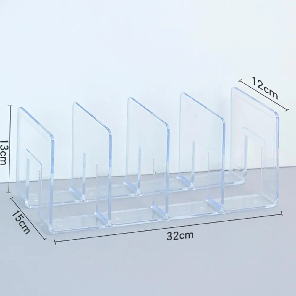 book Organizer with 4 Compartments