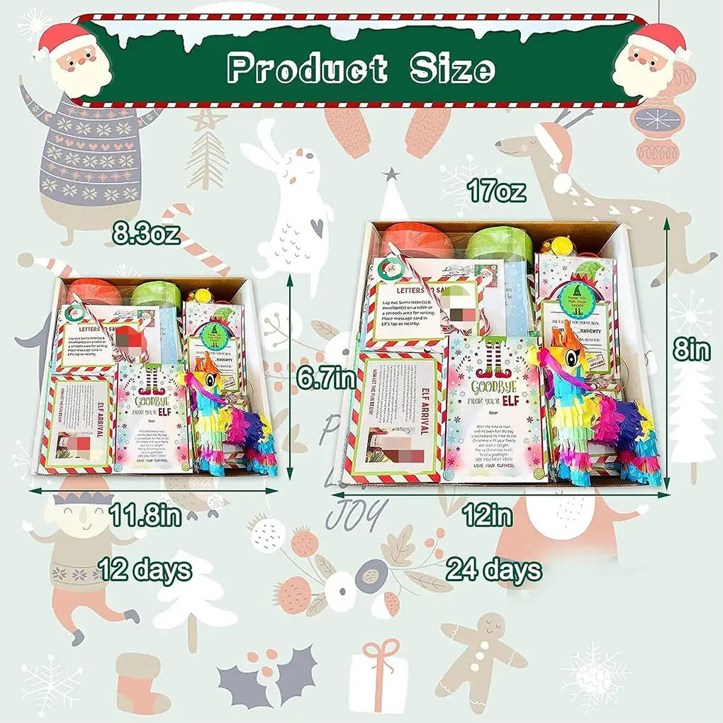 2025 Elf Kit 24 Days Of Christmas,Elf On The Shelf 24 Day Kits