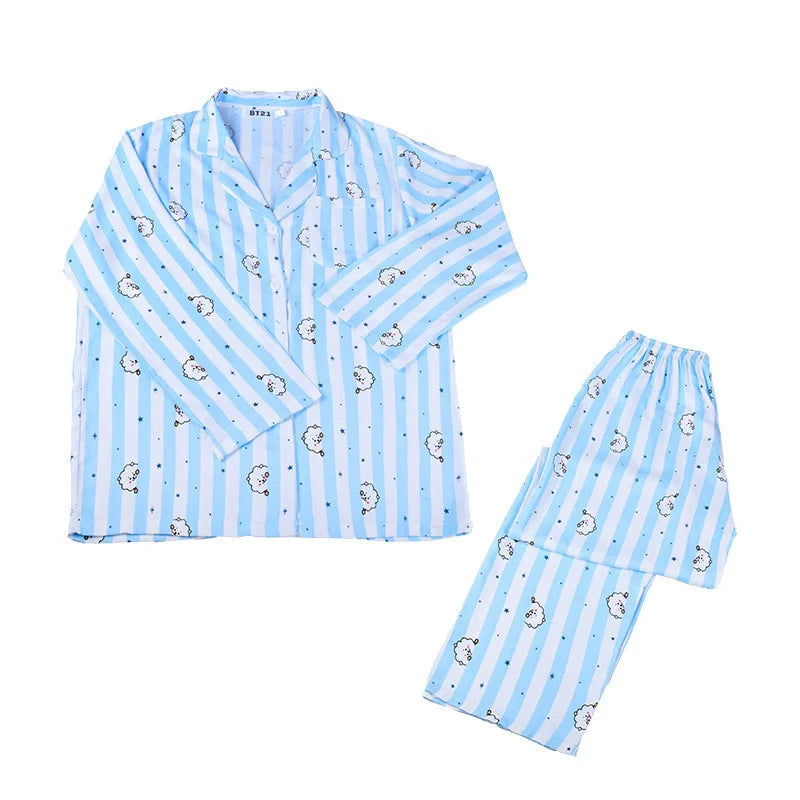 BT21 Long Sleeve Pajama Set