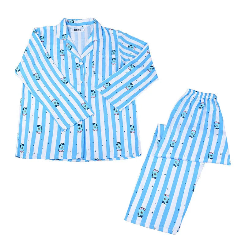BT21 Long Sleeve Pajama Set
