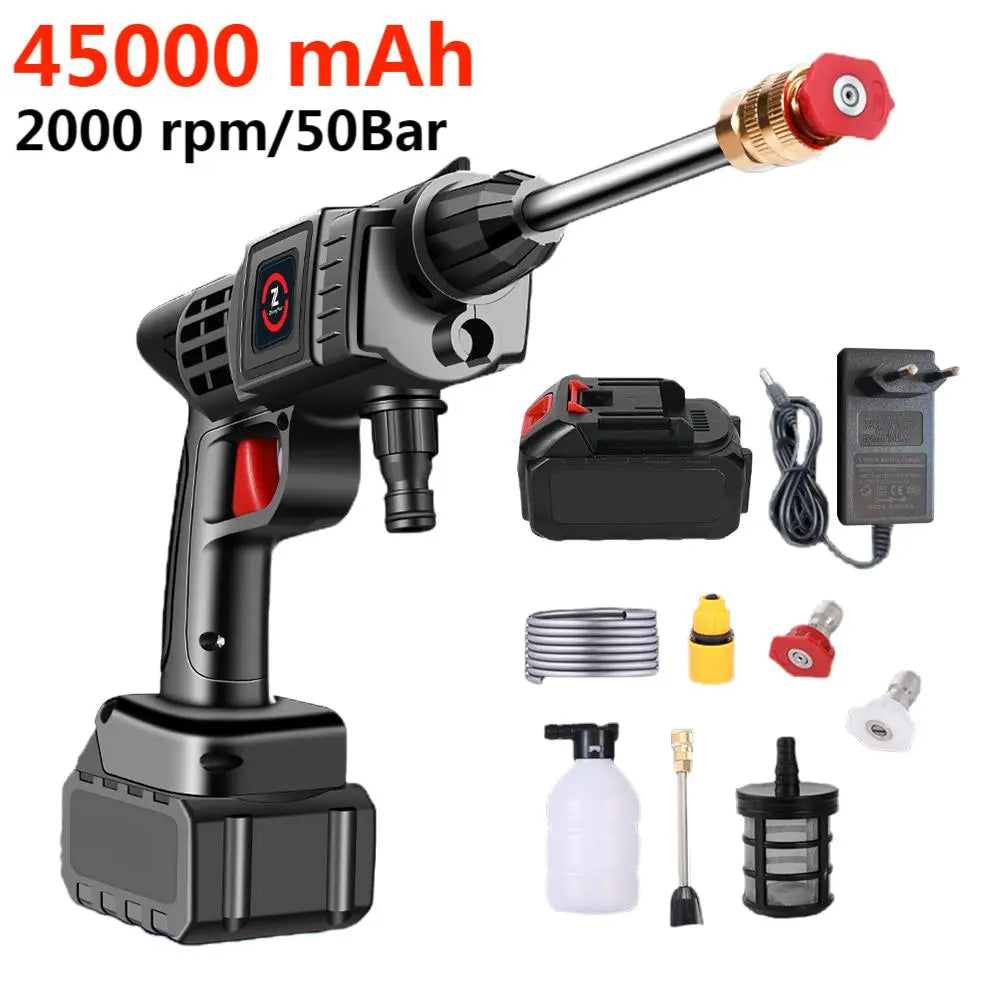 Cordless Portable High Pressure Spray Water Gun