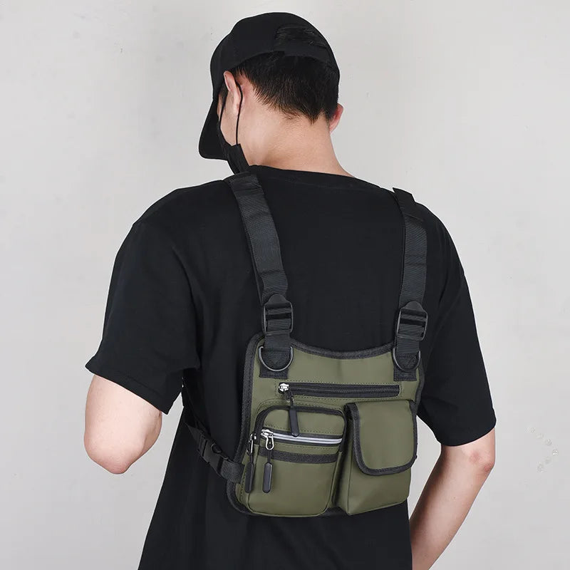 Adjustable Zipper Multi-functional Tactical Chest Bag