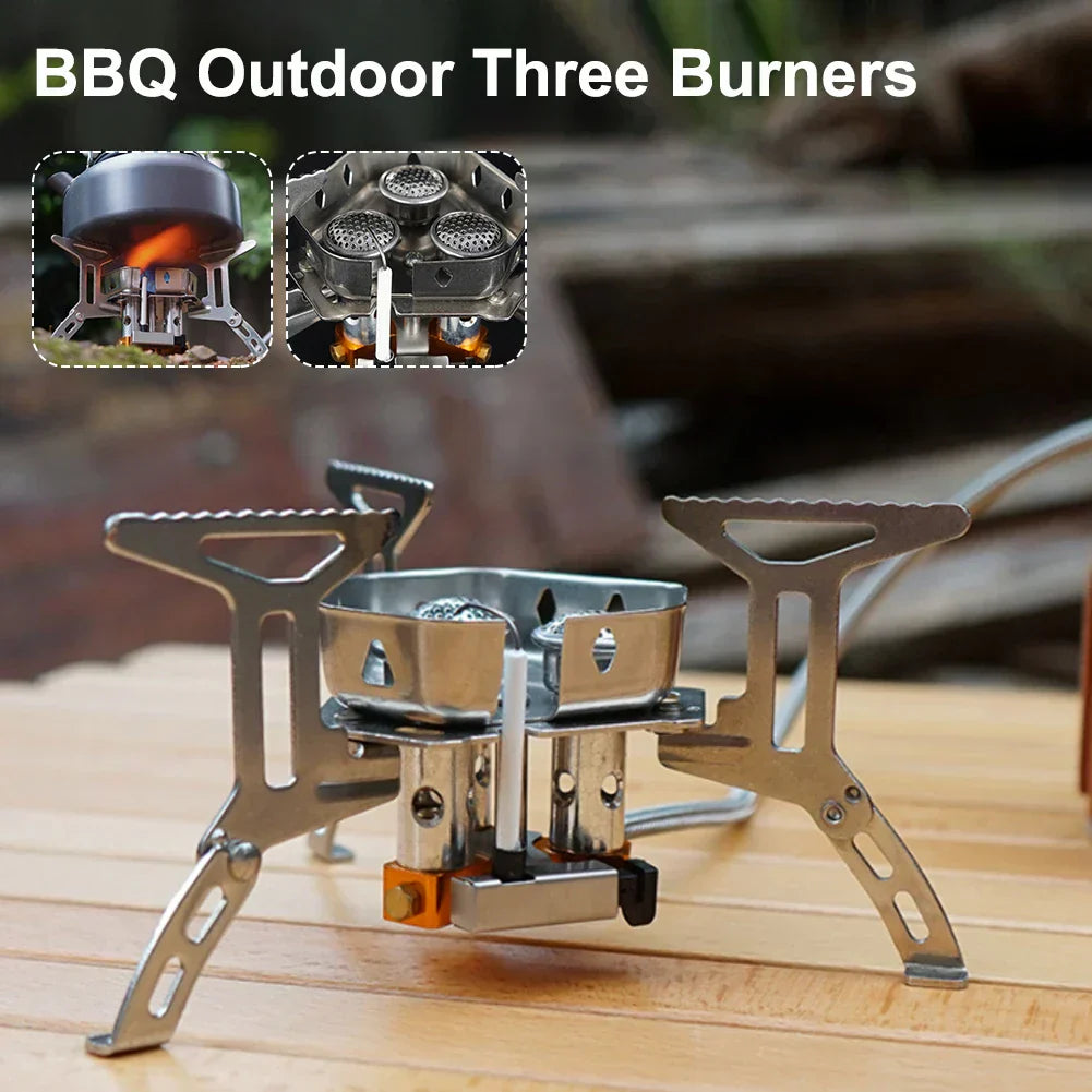 Camping Outdoor Windproof Gas Burner
