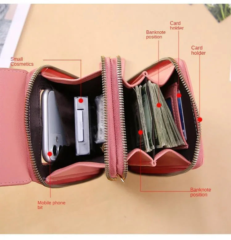 Anti-theft leather bag