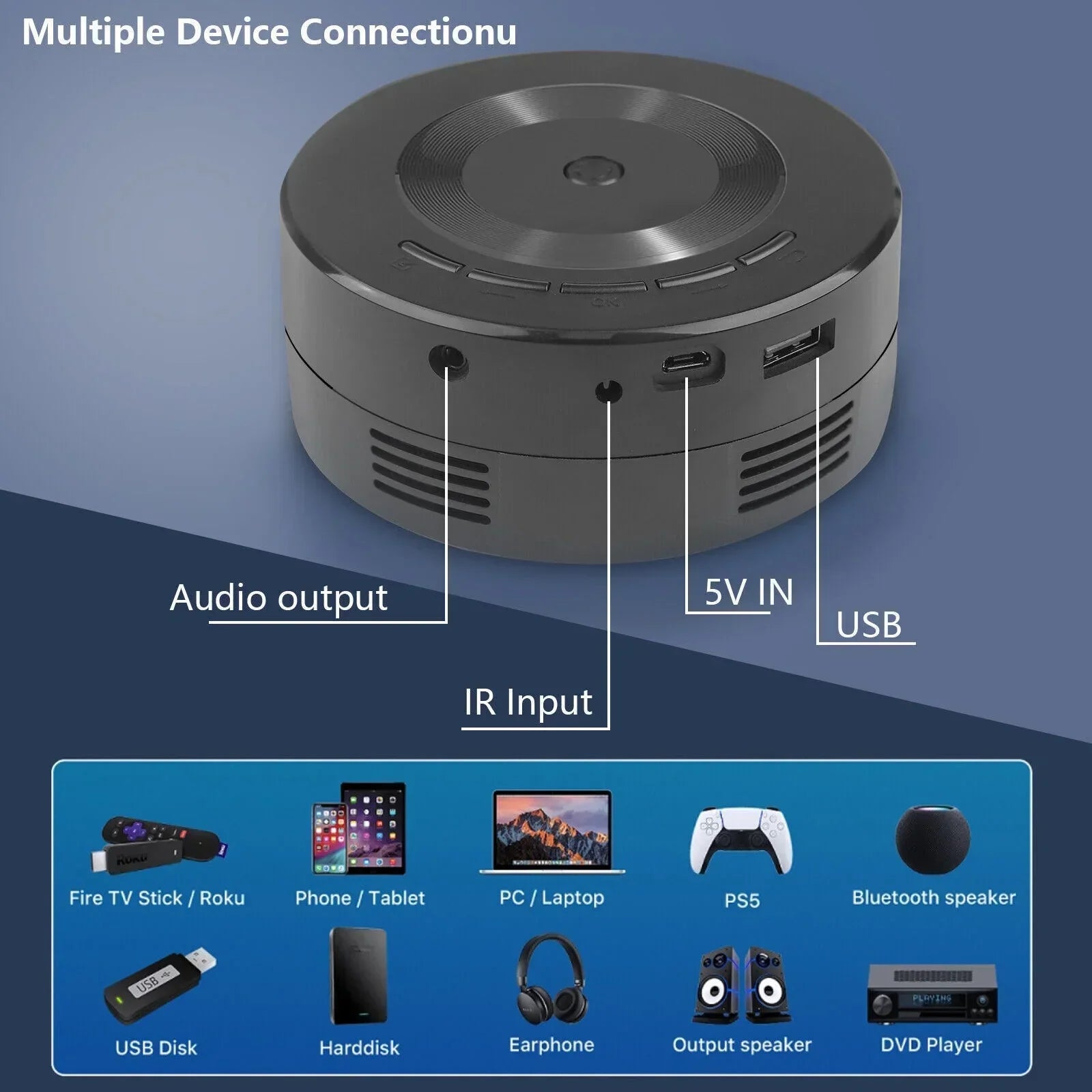 Compatible Portable Mini Projector Home Theater