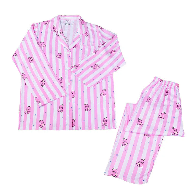 BT21 Long Sleeve Pajama Set