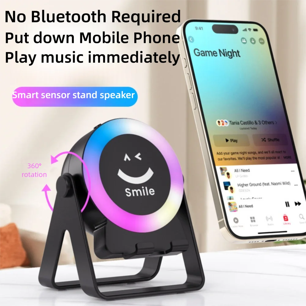 4 IN 1 Wireless Induction Audio Bluetooth Speaker